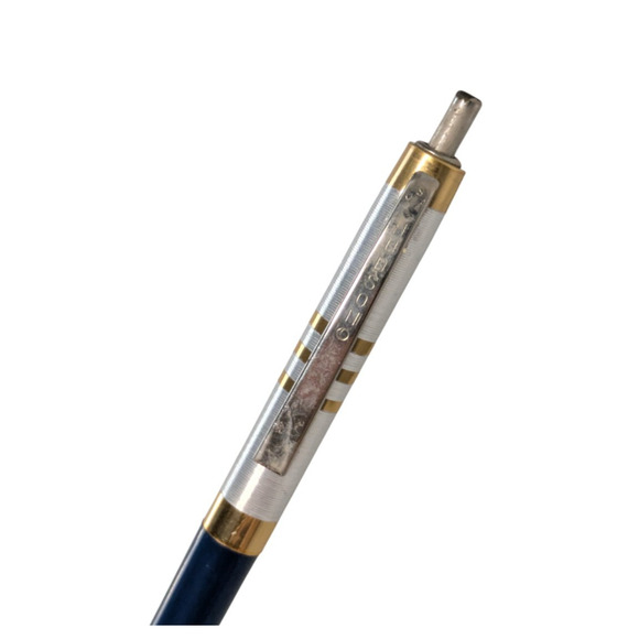 Vintage Sheaffer Snorkel Blue Chrome Mechanical Pencil and Hudson Pen Untested - Picture 8 of 13